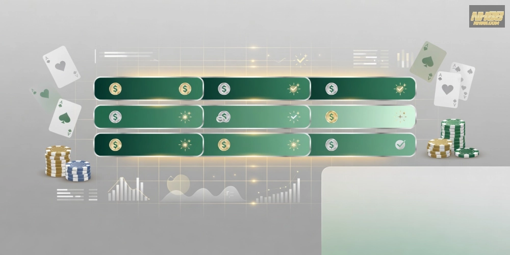 Minh họa bảng giá dịch vụ casino nh88 cập nhật 2025 với các gói ưu đãi hấp dẫn