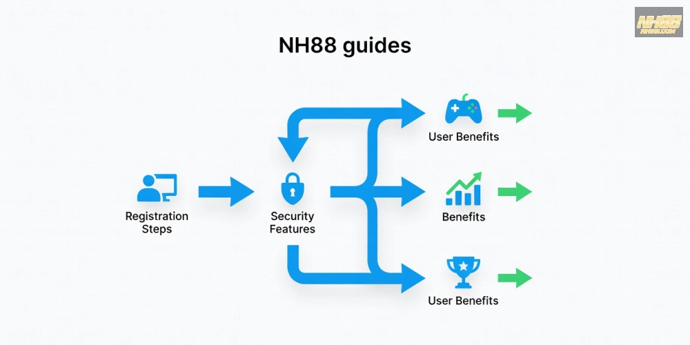 Minh họa khái niệm hướng dẫn nh88 qua biểu đồ đơn giản và dễ hiểu