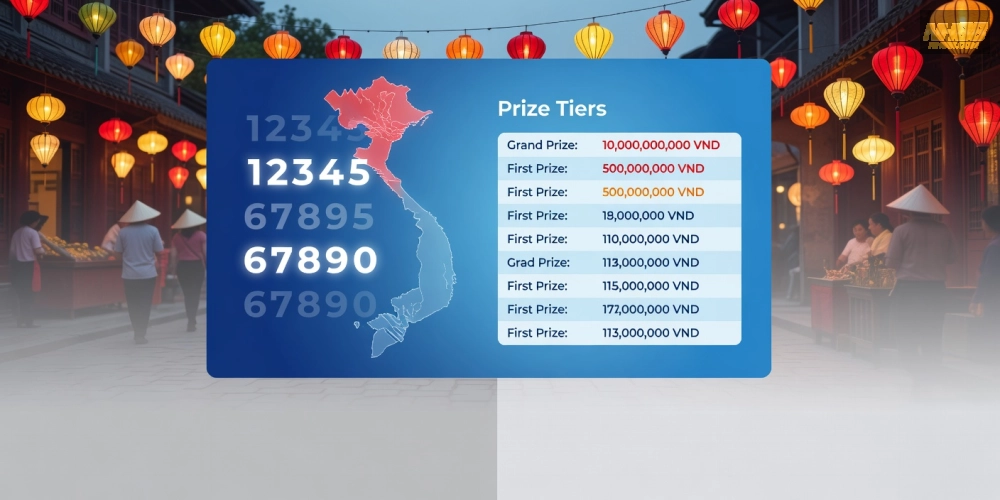 Hình ảnh minh họa kết quả xổ số miền Bắc trên nền tảng NH88 với thiết kế hiện đại