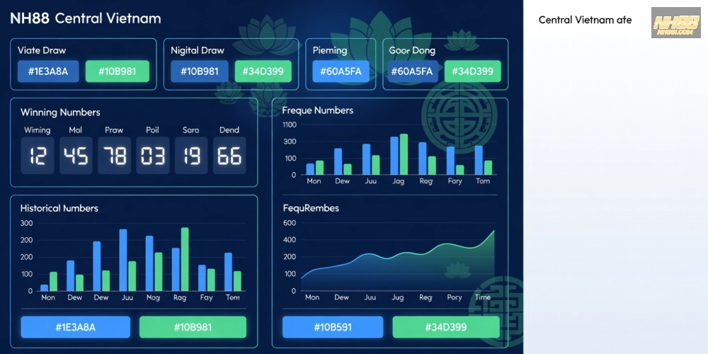 Hình ảnh minh họa kết quả xổ số miền trung nh88 trên nền tảng trực tuyến uy tín