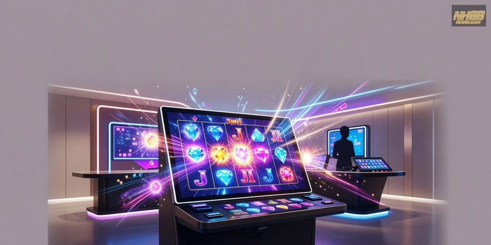 Khám phá giao diện Starburst Extreme sống động trên nh88 với hiệu ứng ánh sáng rực rỡ