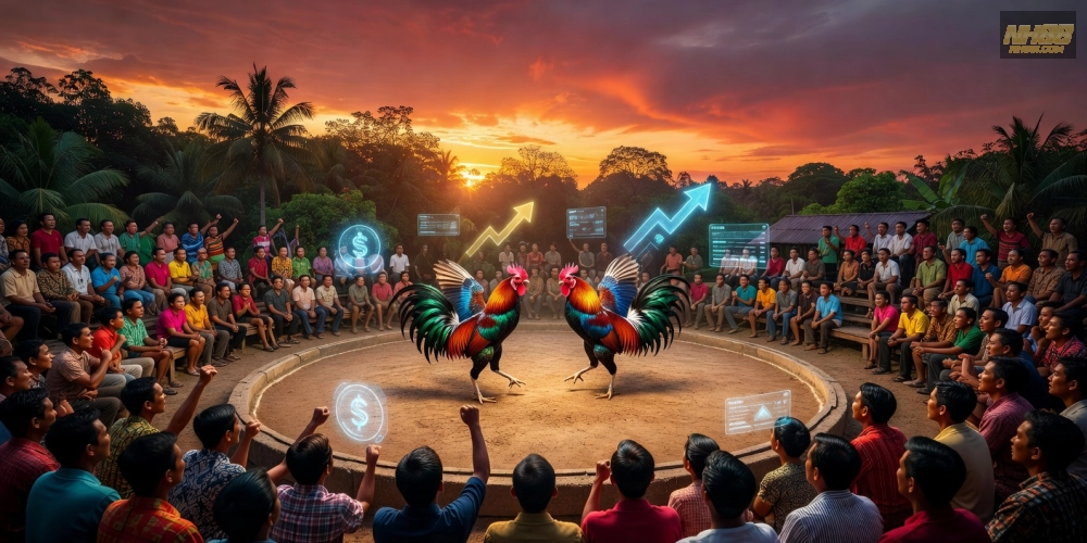 Trường gà Campuchia sôi động trên nền tảng NH88 với không khí thi đấu gay cấn